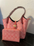 Small pink purse w/ wallet