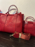 Burgundy "The Tote Bag" 2 pc