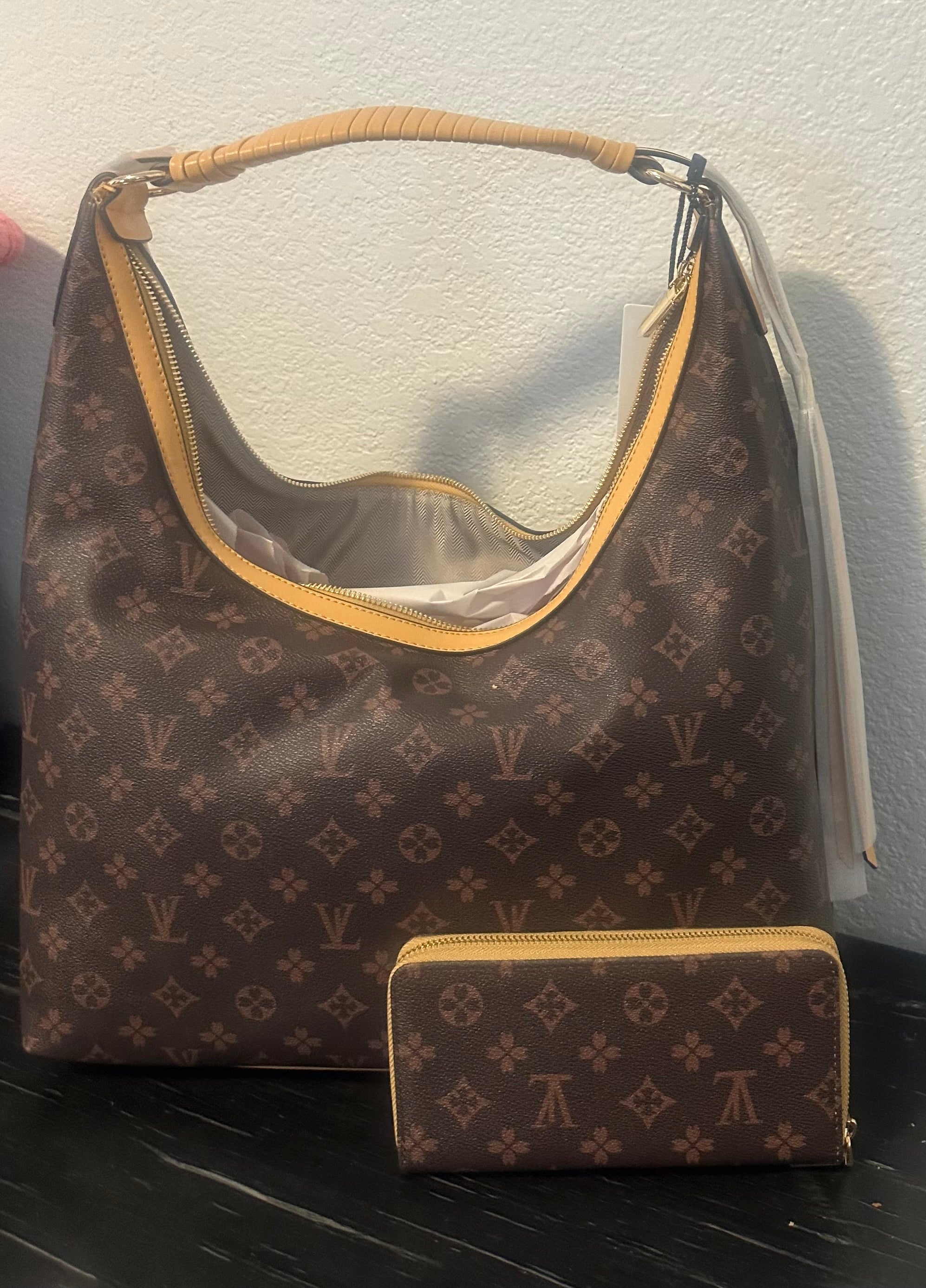 VL Brown Hobo bag with Wallet
