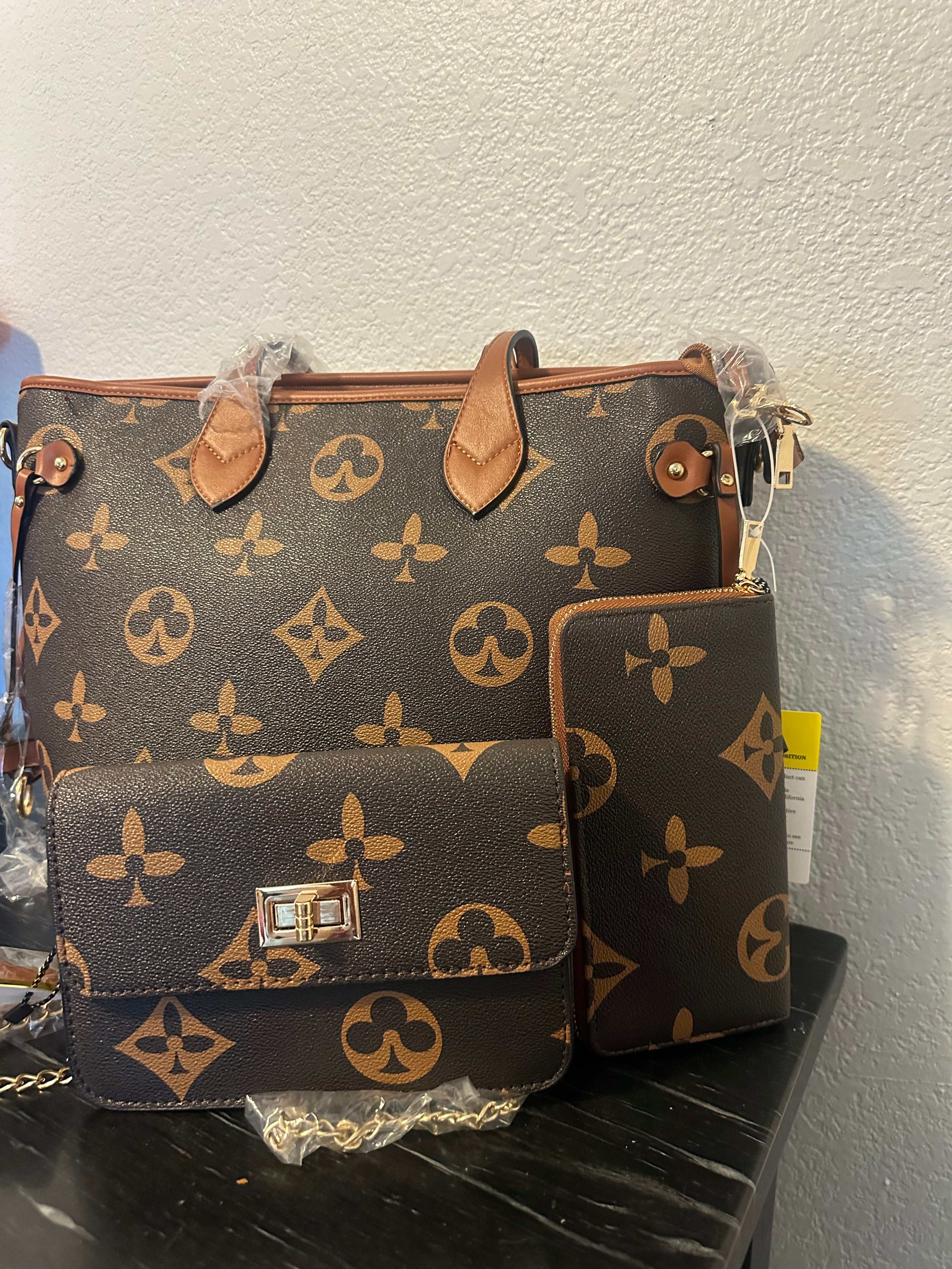 Dark Brown 3pc with wallet